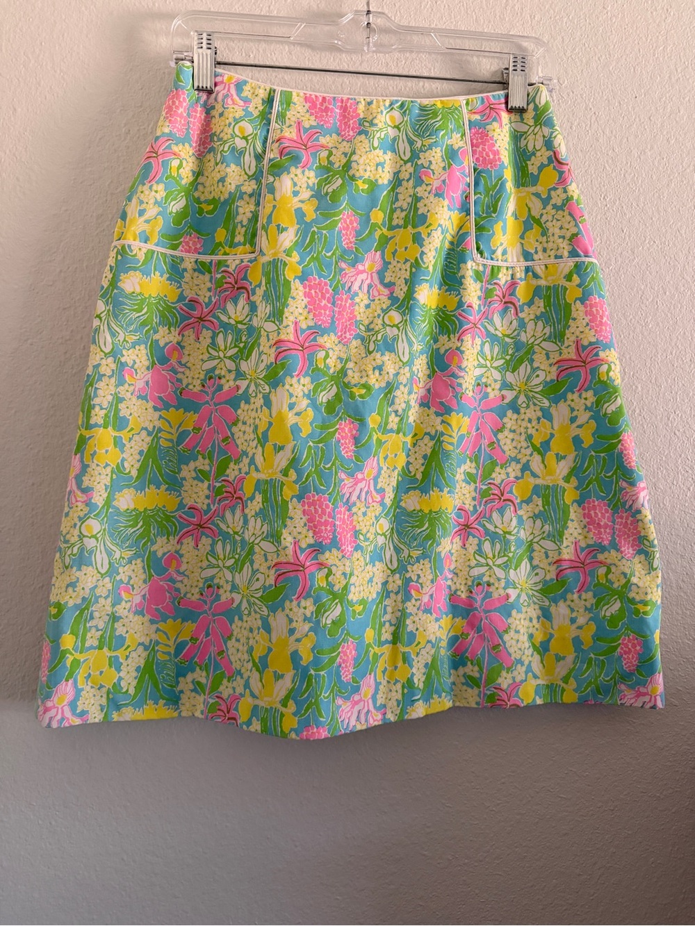 Vintage Lilly Pulitzer Skirt 10 Colorful 1970 A Line